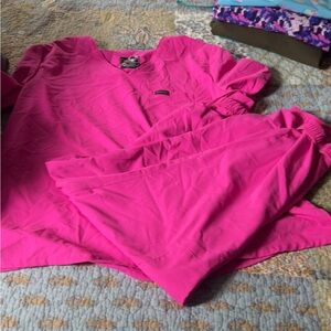 Bright Pink Scrub Set